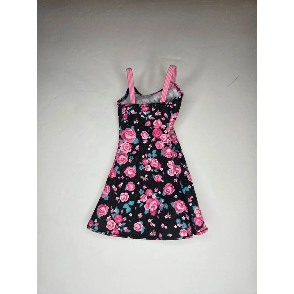 Barbie Doll Clothes Summer Dress Straps Flower Design Fashion